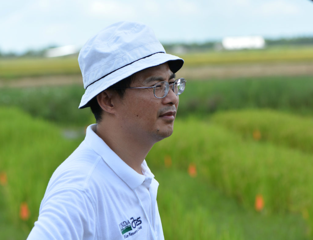 Dr. Shane  Zhou, Texas A&M AgriLife Research plant pathologist.