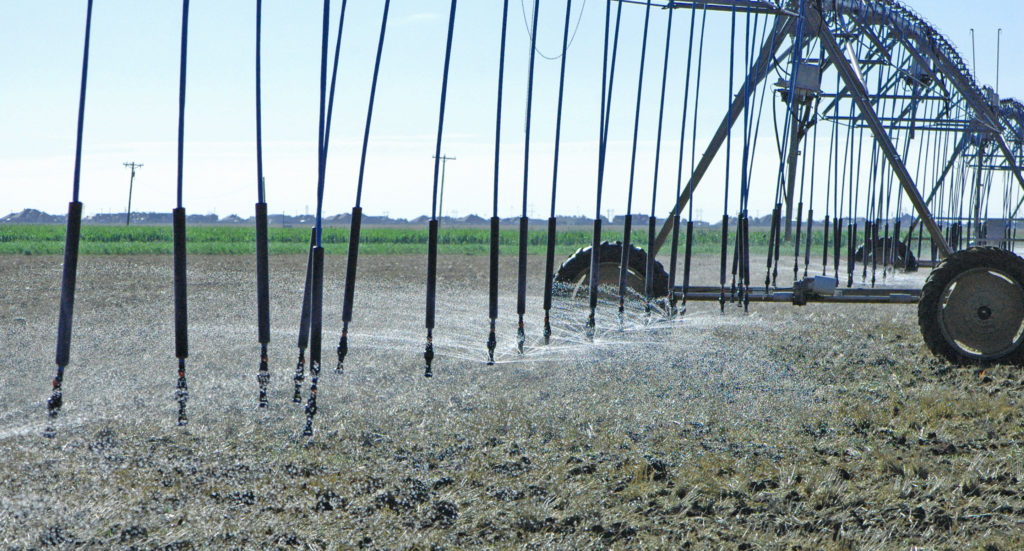 Center pivot irrigation