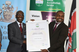 accreditation to university of nairobi