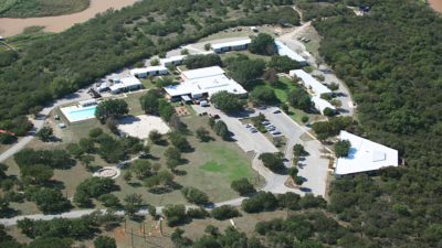 Aerial view of the Texas 4-H Conference Center in Brownwood