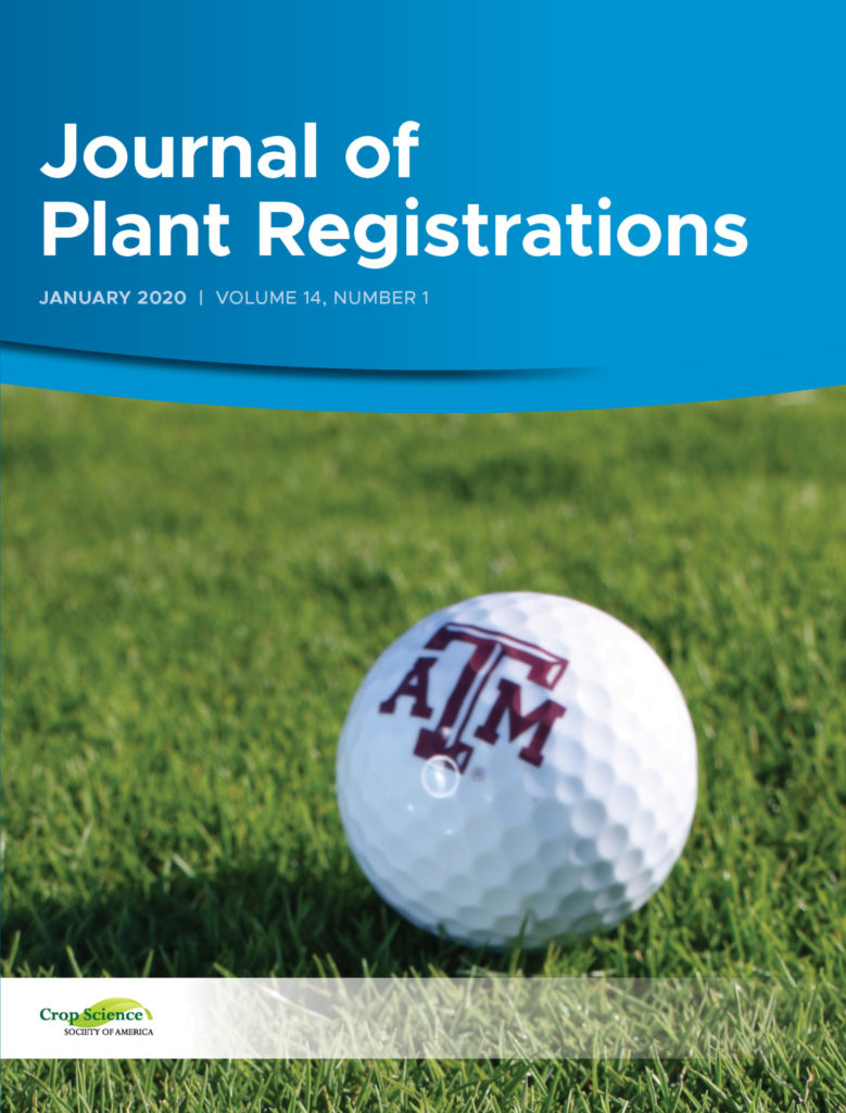 Journal of Plant Registrations cover