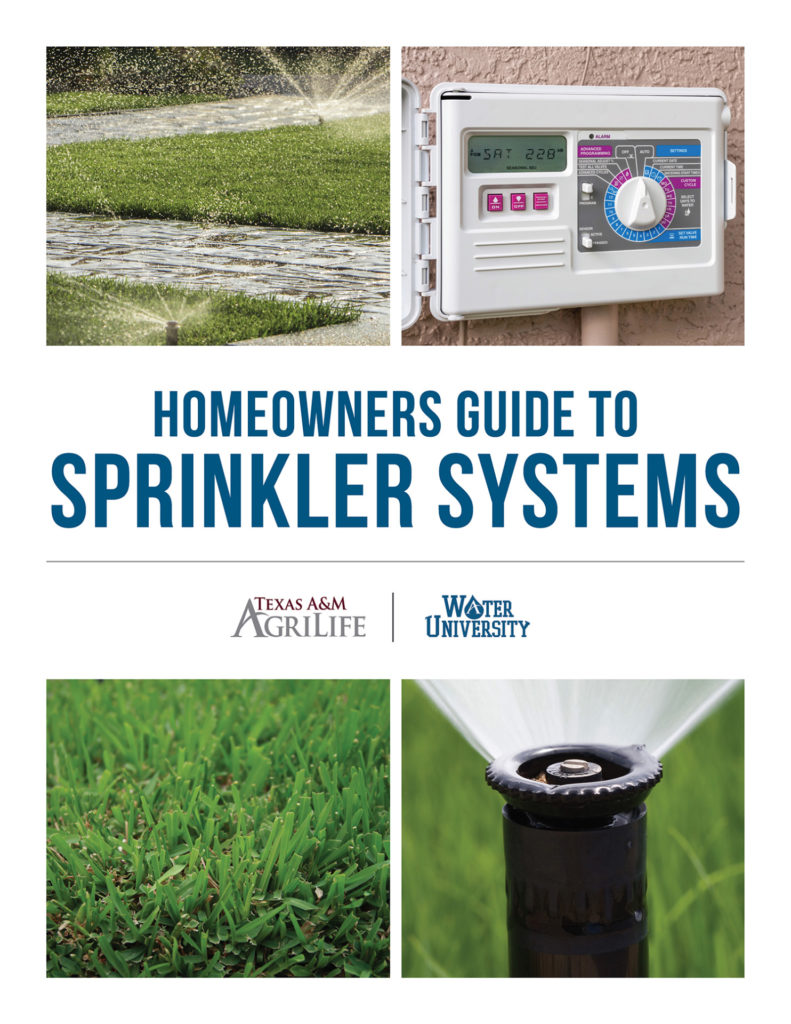 Homeowners Guide to Sprinkler Systems cover