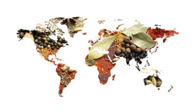 World Spice Map