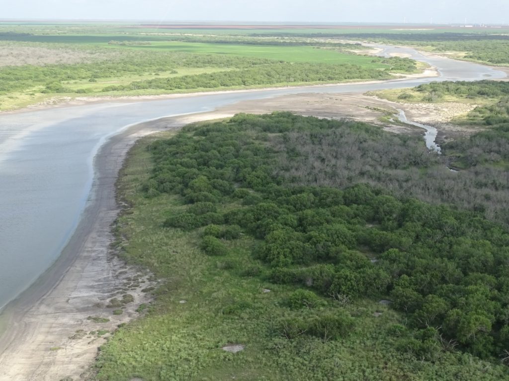 Aerial view of Baffin Bay area provided by Nueces River Authority.