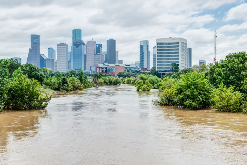 Houston is one of the Texas cities prone to flooding.
