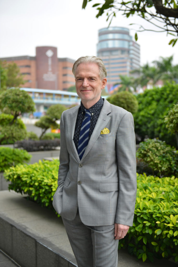 Photo of Dr. Brian King in Hong Kong.