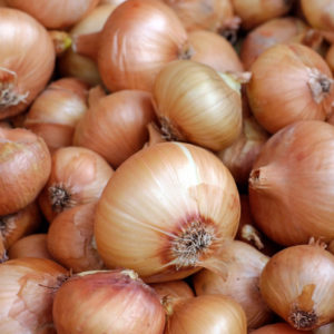 a pile of Texas Super Sweet Onions 