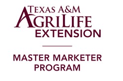 Texas A&M AgriLife Extension Master Marketer Program lockup