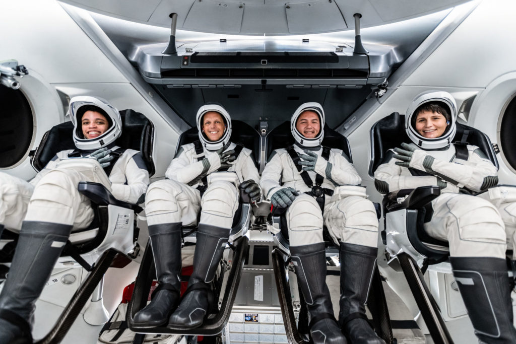 The crew of the SpaceX Crew-4 mission  to the International Space Station 