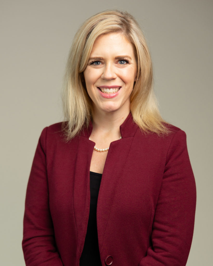 A headshot of a woman wearing a maroon blazer, Jennifer Ann Scasta, is new senior director of development for Texas A&M AgriLife.