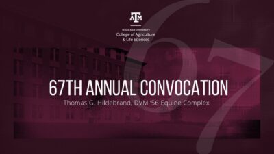 College of Agriculture and Life Sciences 67th Annual Convocation