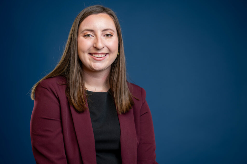 Head and shoulders of poultry science doctoral student Ally Milby-Blackledge