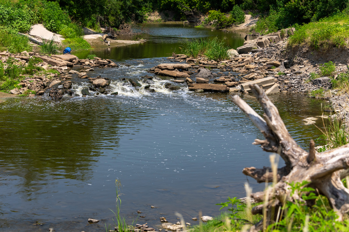 Thompsons Creek water quality training set for March 21 in Bryan