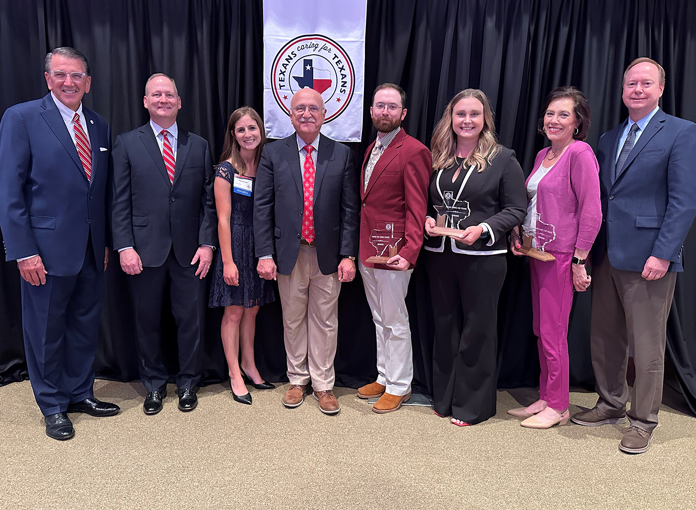 Texas A&M AgriLife employees honored with Texans Caring for Texans awards